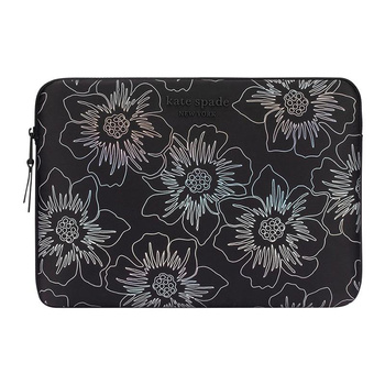 Kate Spade New York Pufferhülle - MacBook Pro 16" / Laptop 16" Hülle (Hollyhock Iridescent Black)